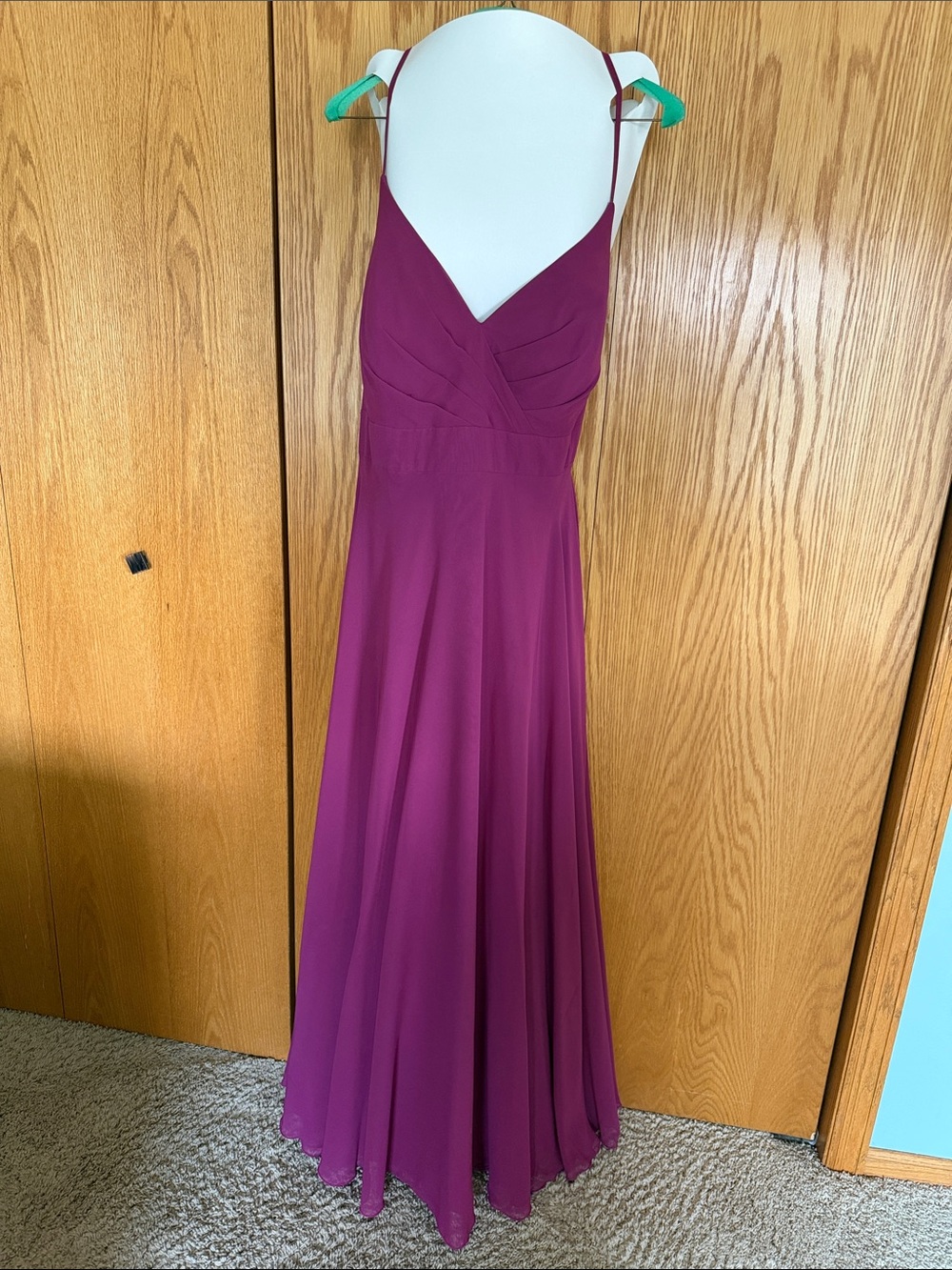 Spaghetti Strap Orchid Maxi Dress